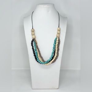 Handmade tagua nut necklace multi strands